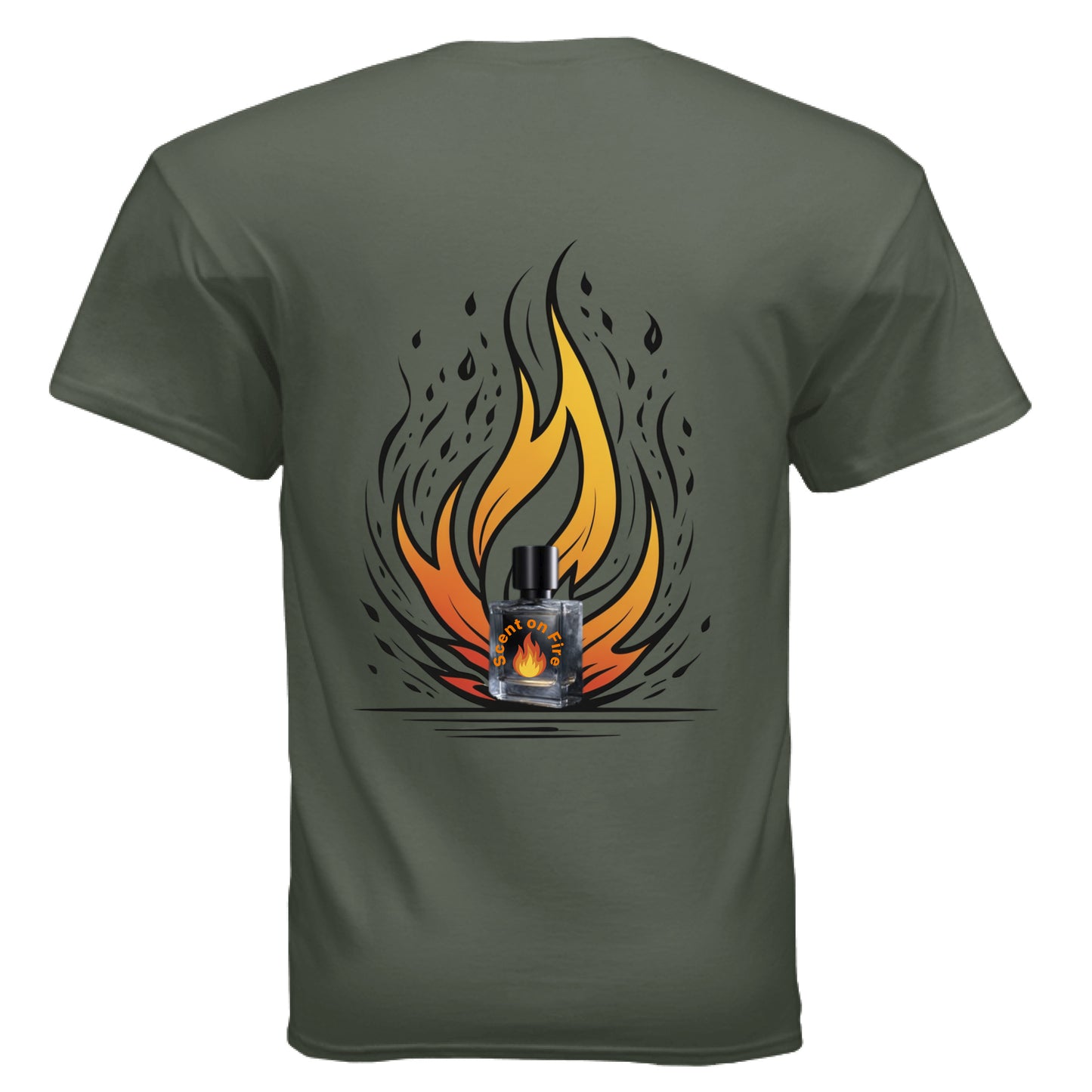 MILITARY GREEN - BACK